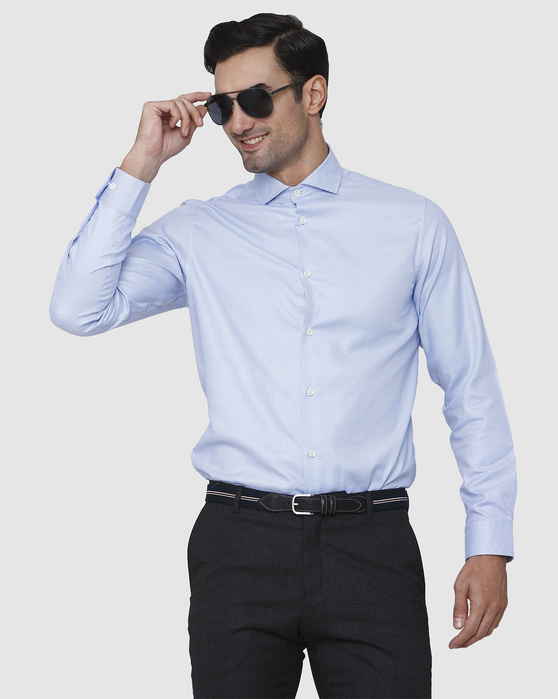 Blue Full Sleeves Shirt