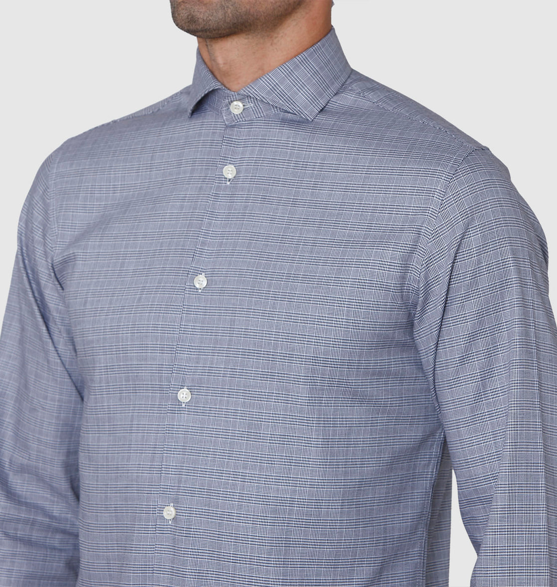 Blue Check Full Sleeves Shirt