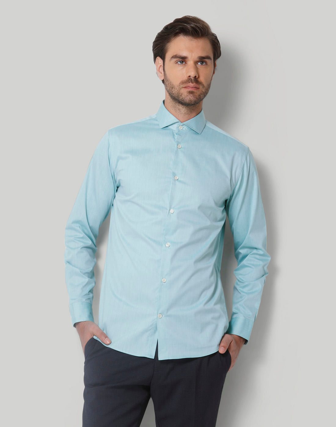 Green Full Sleeves Shirt