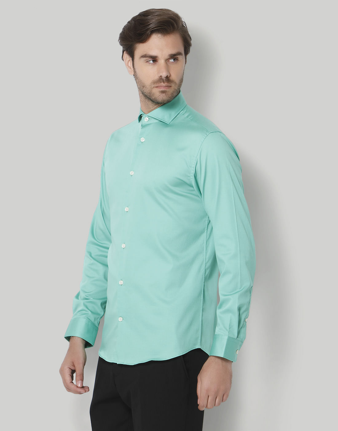 Green Full Sleeves Shirt