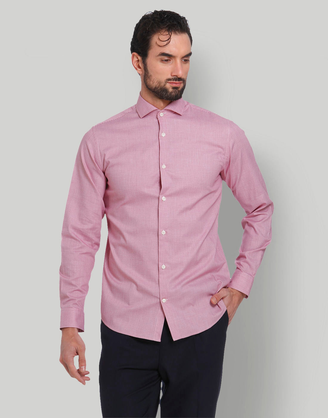 Red Full Sleeves Shirt