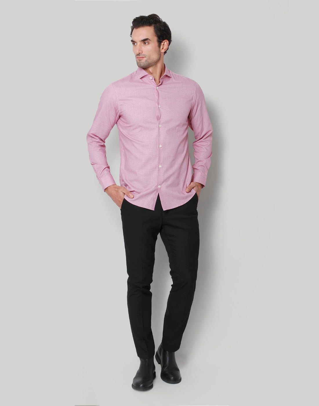 Red Full Sleeves Shirt