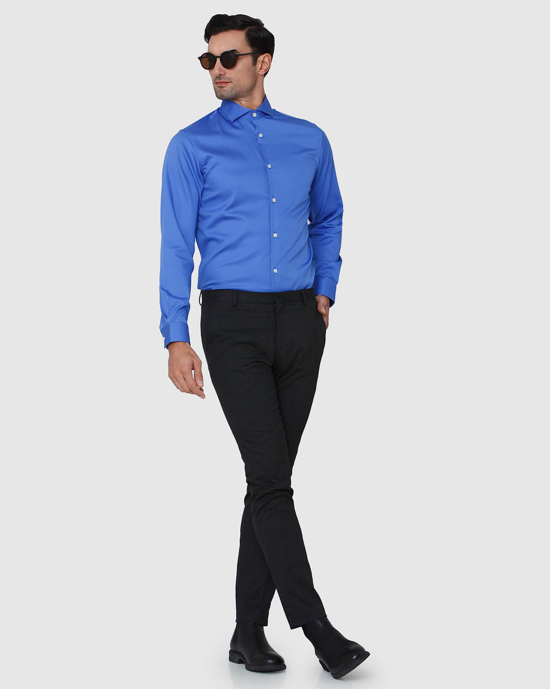 Blue Full Sleeves Shirt