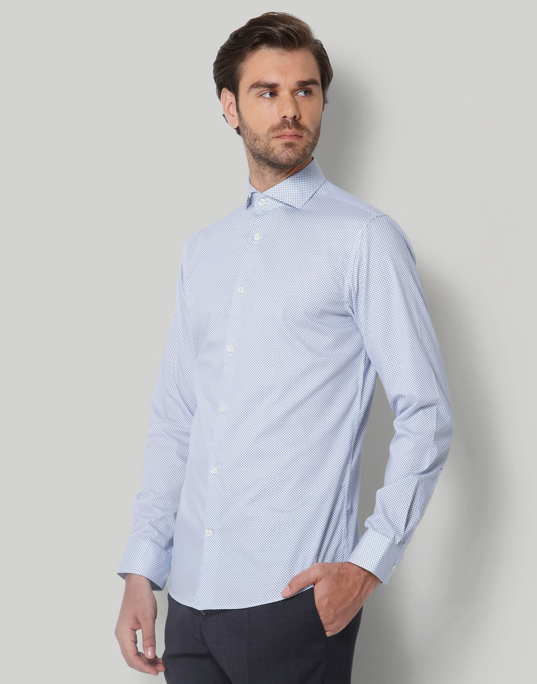 White Full Sleeves Shirt