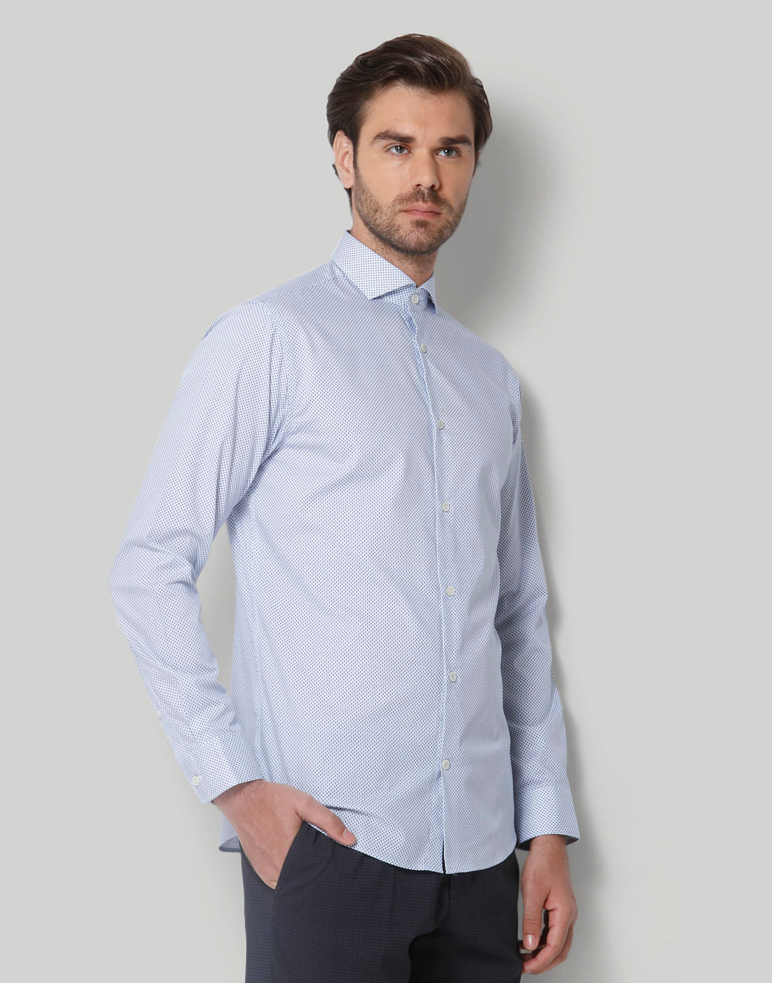 White Full Sleeves Shirt