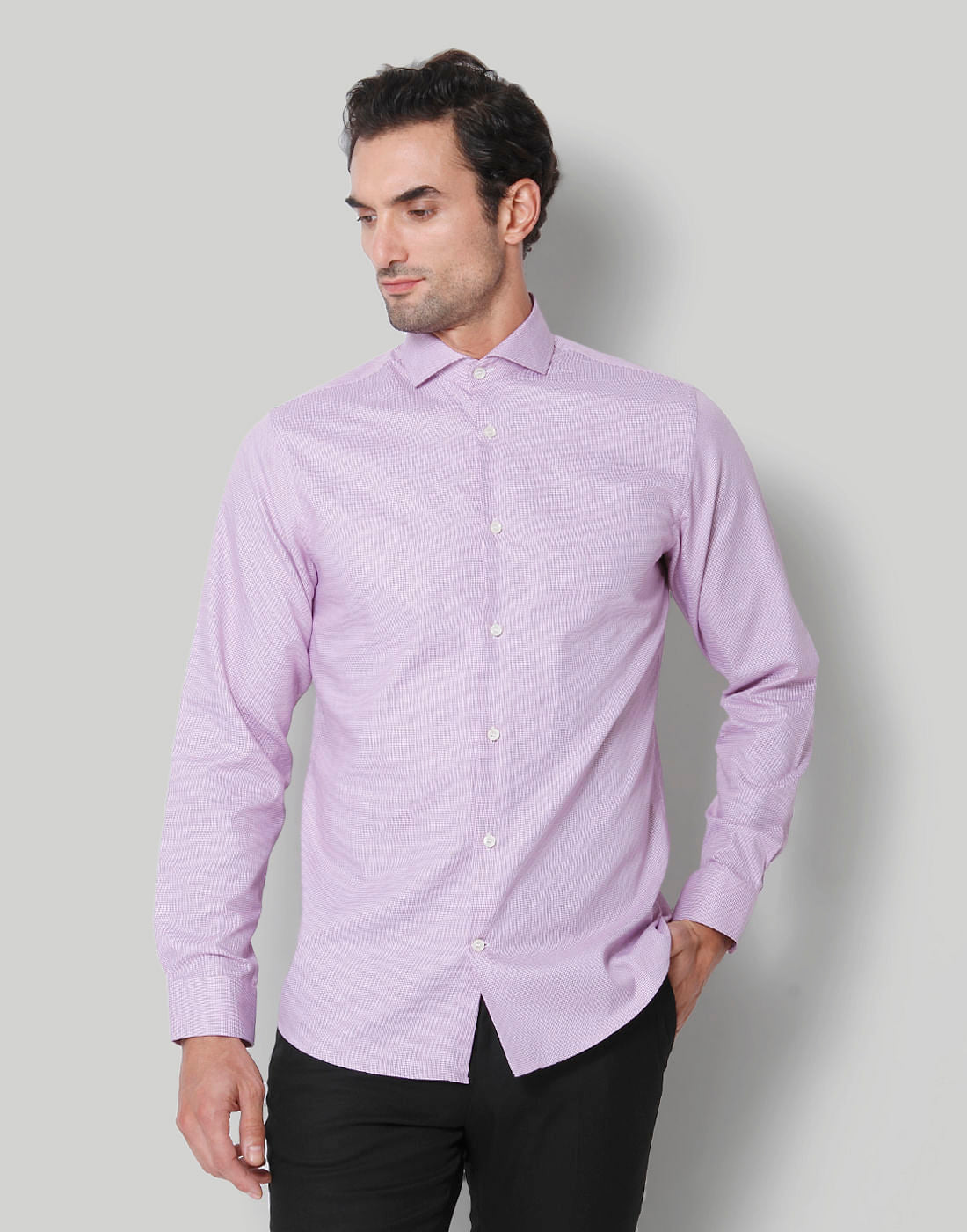 Purple Full Sleeves Shirt