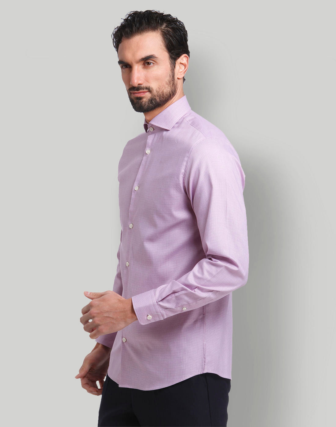 Purple Full Sleeves Shirt