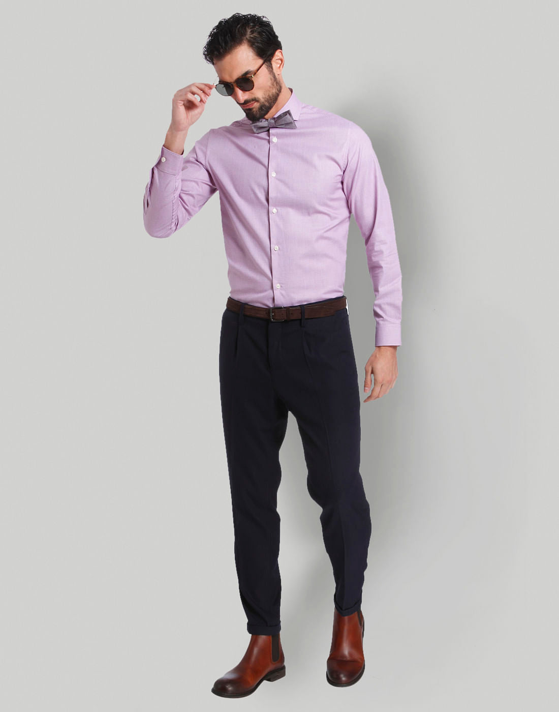 Purple Full Sleeves Shirt