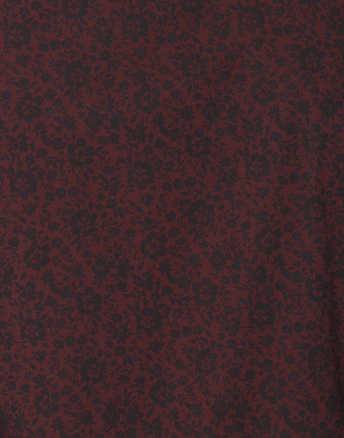Red Floral Print Full Sleeves Shirt