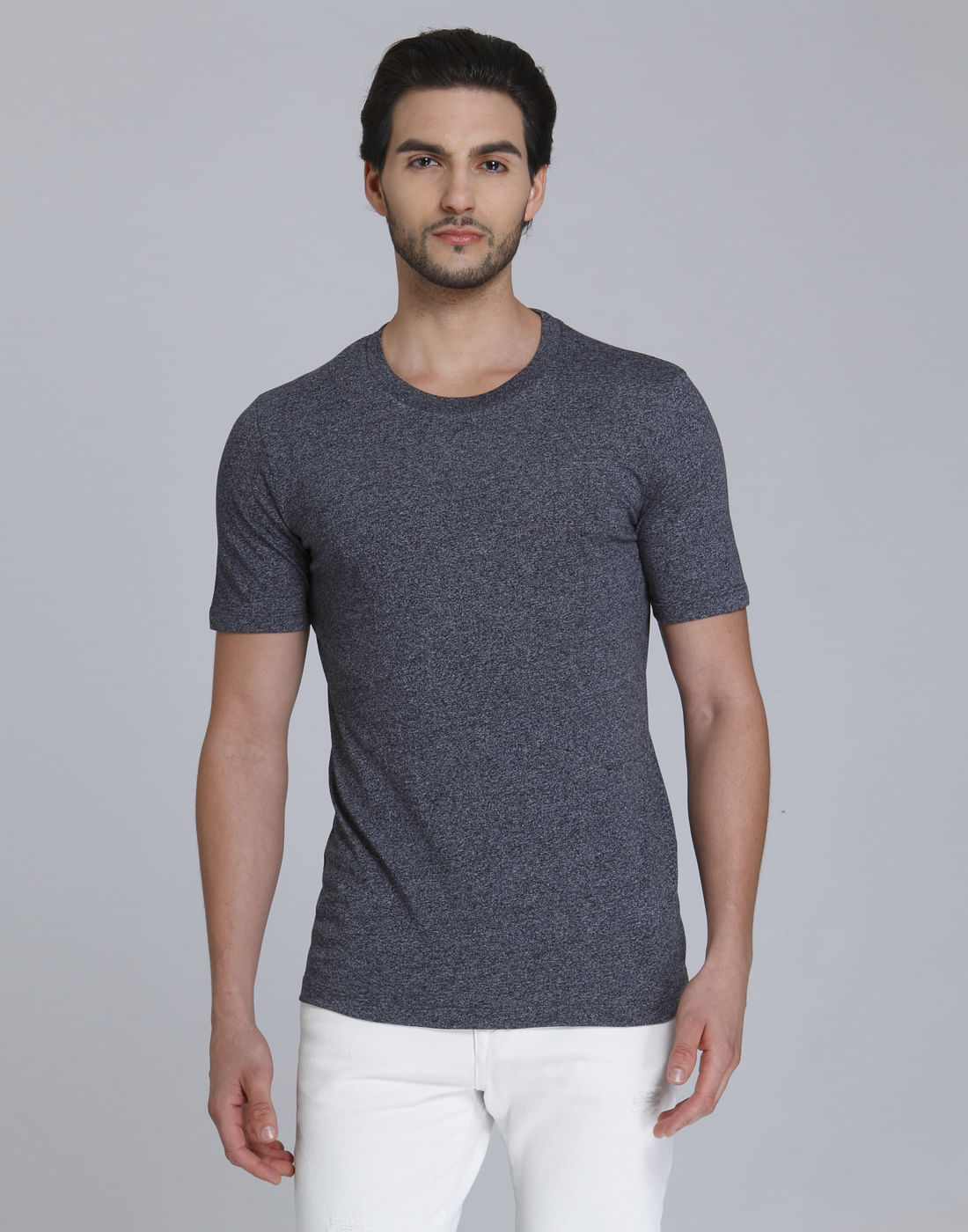 Blue Crew Neck T-Shirt