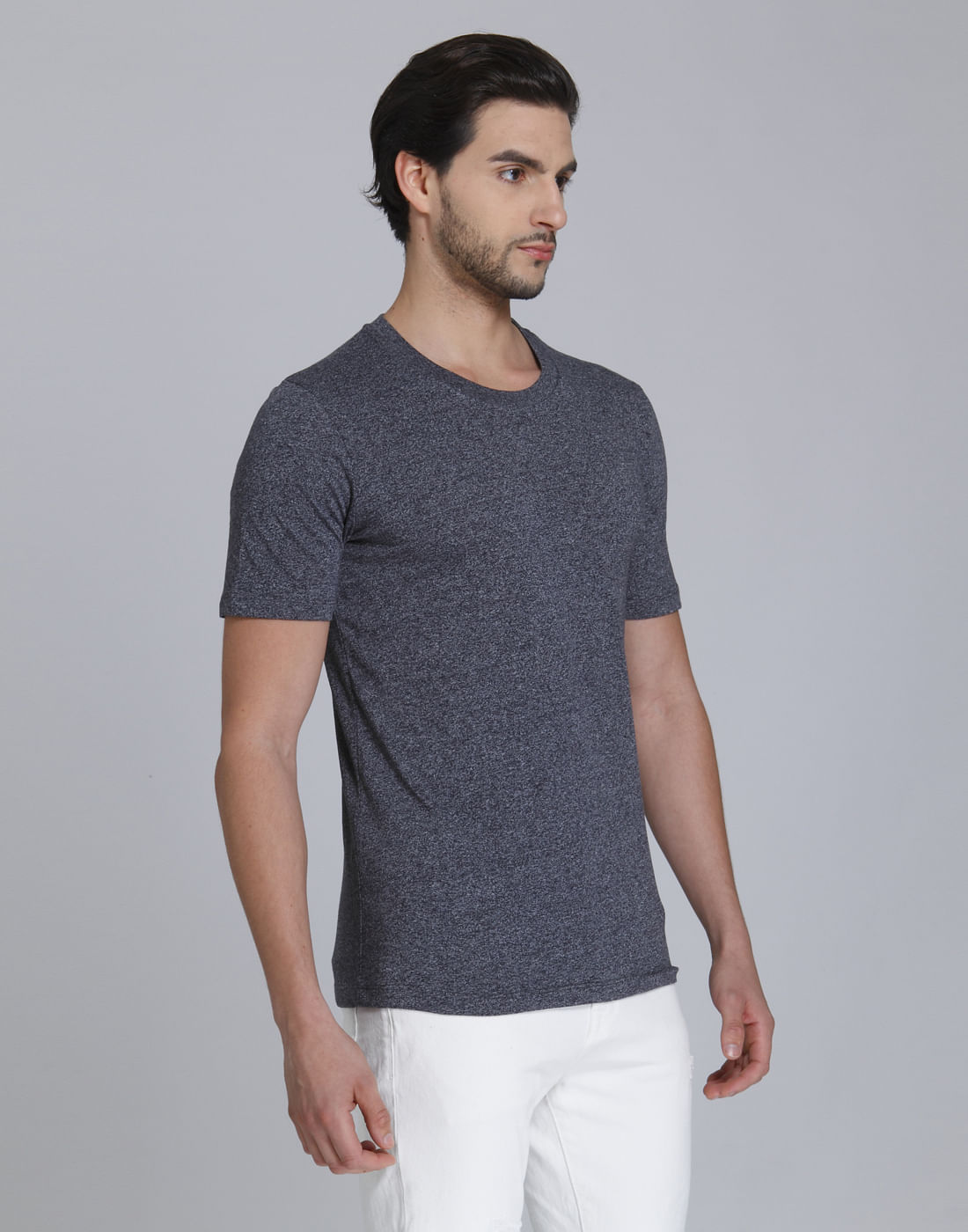 Blue Crew Neck T-Shirt