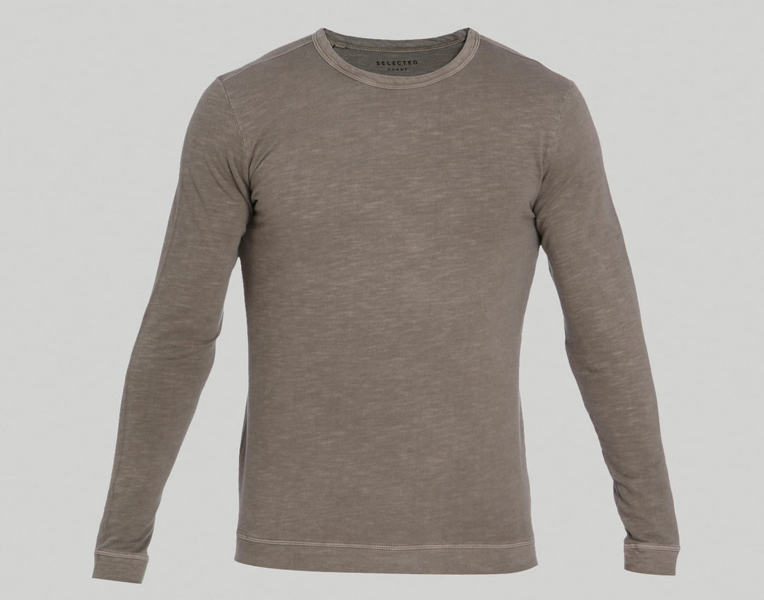 Brown Crew Neck T-Shirt