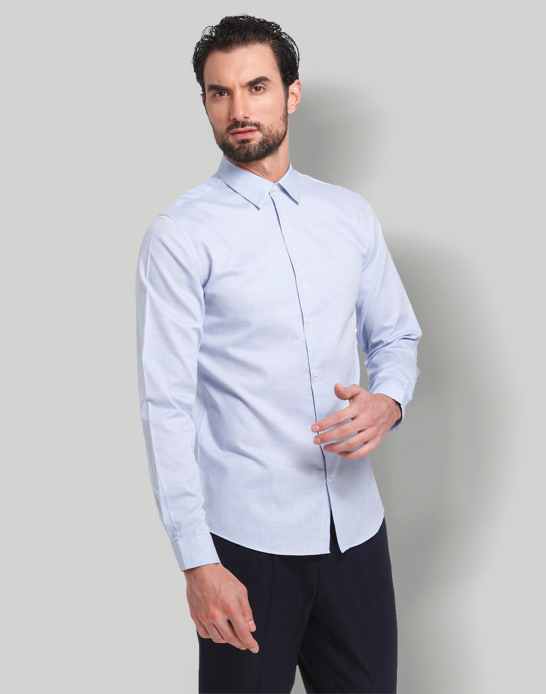Blue Full Sleeves Shirt