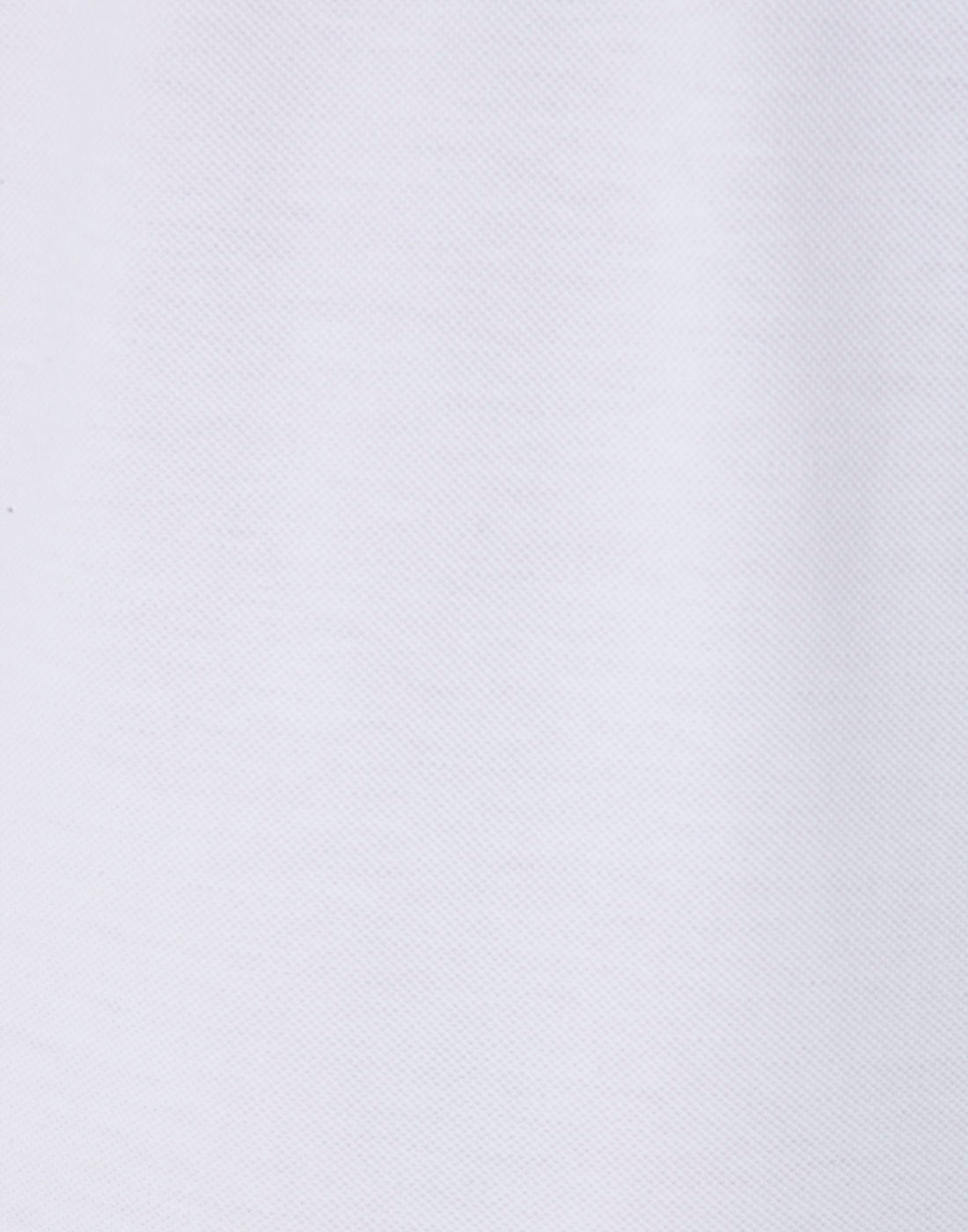 White Polo Neck T-Shirt