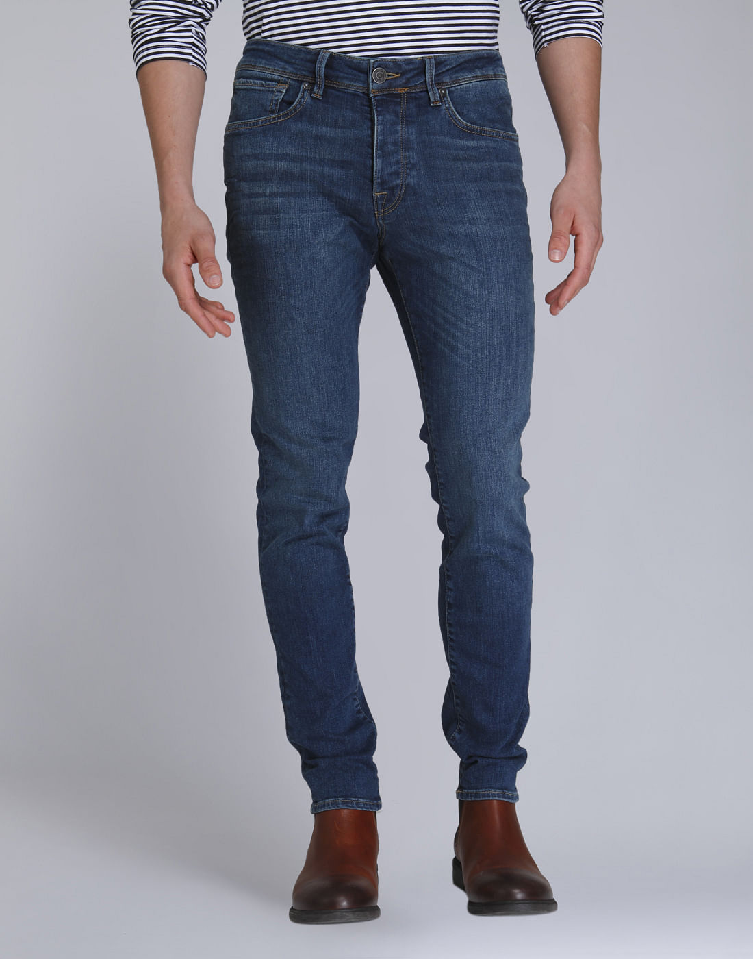 Blue Skinny Fit Jeans