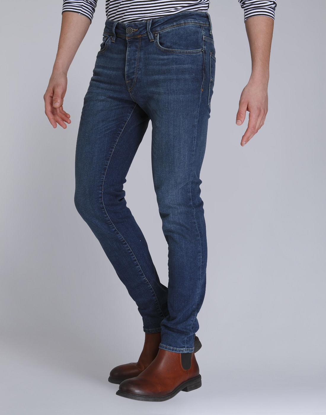 Blue Skinny Fit Jeans