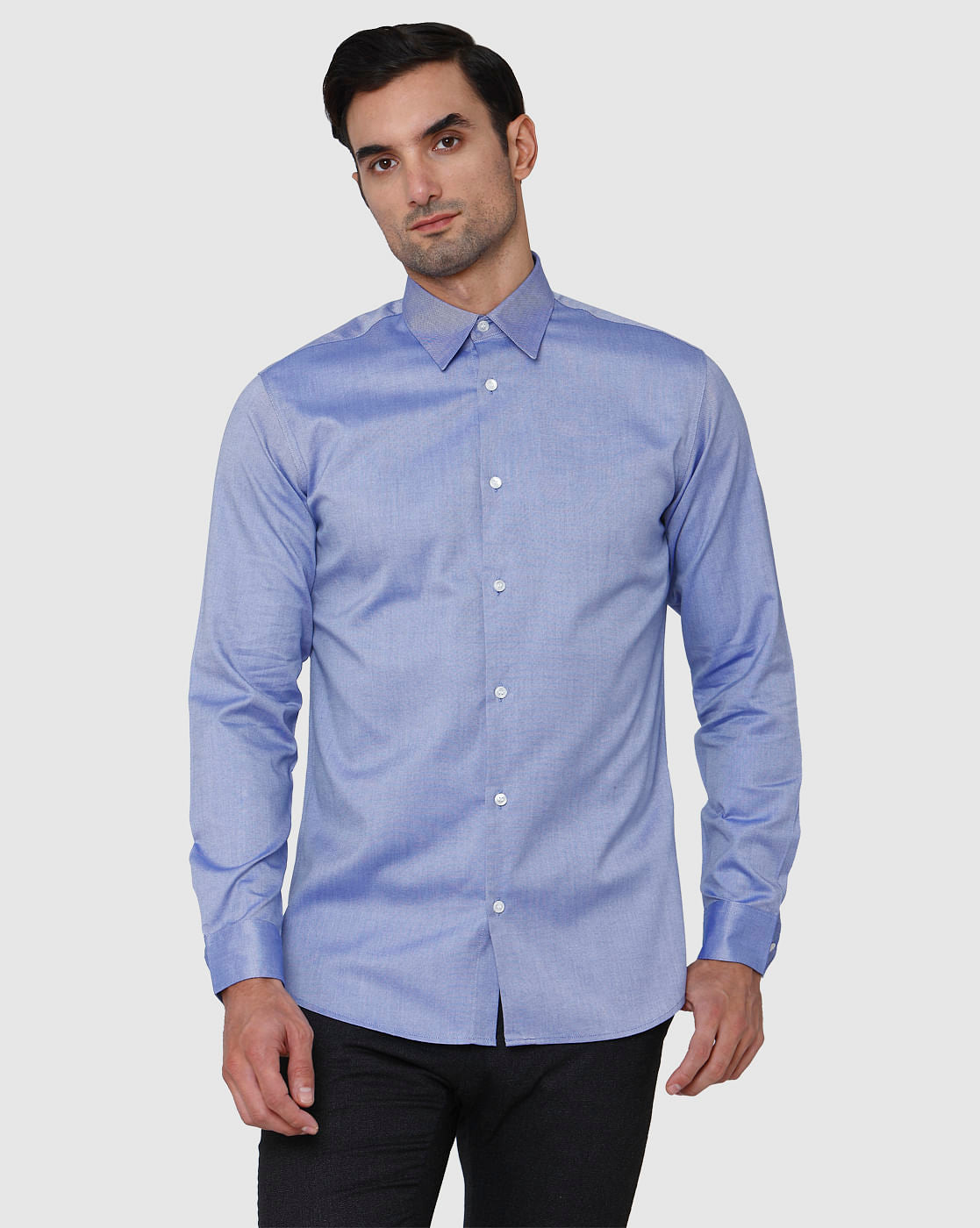 Blue Full Sleeves Shirt