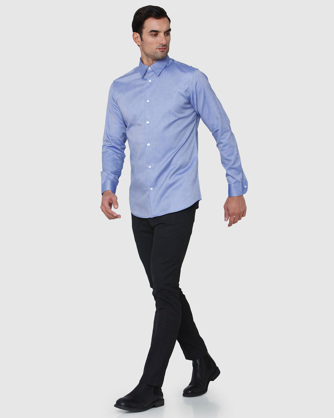 Blue Full Sleeves Shirt