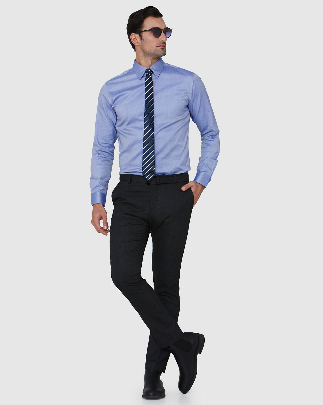 Blue Full Sleeves Shirt
