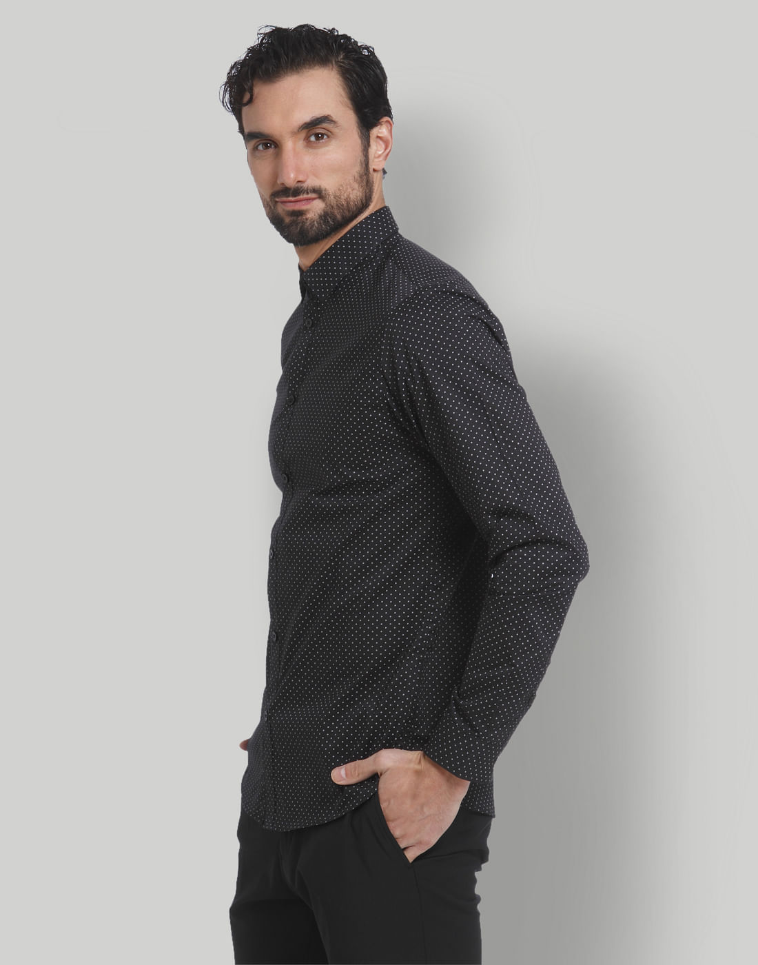 Black Full Sleeves Shirt