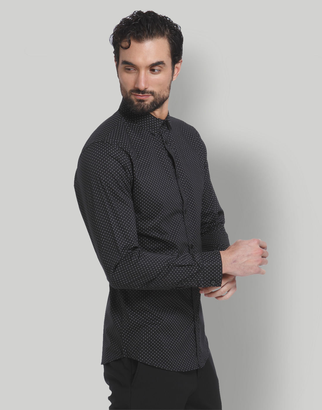 Black Full Sleeves Shirt