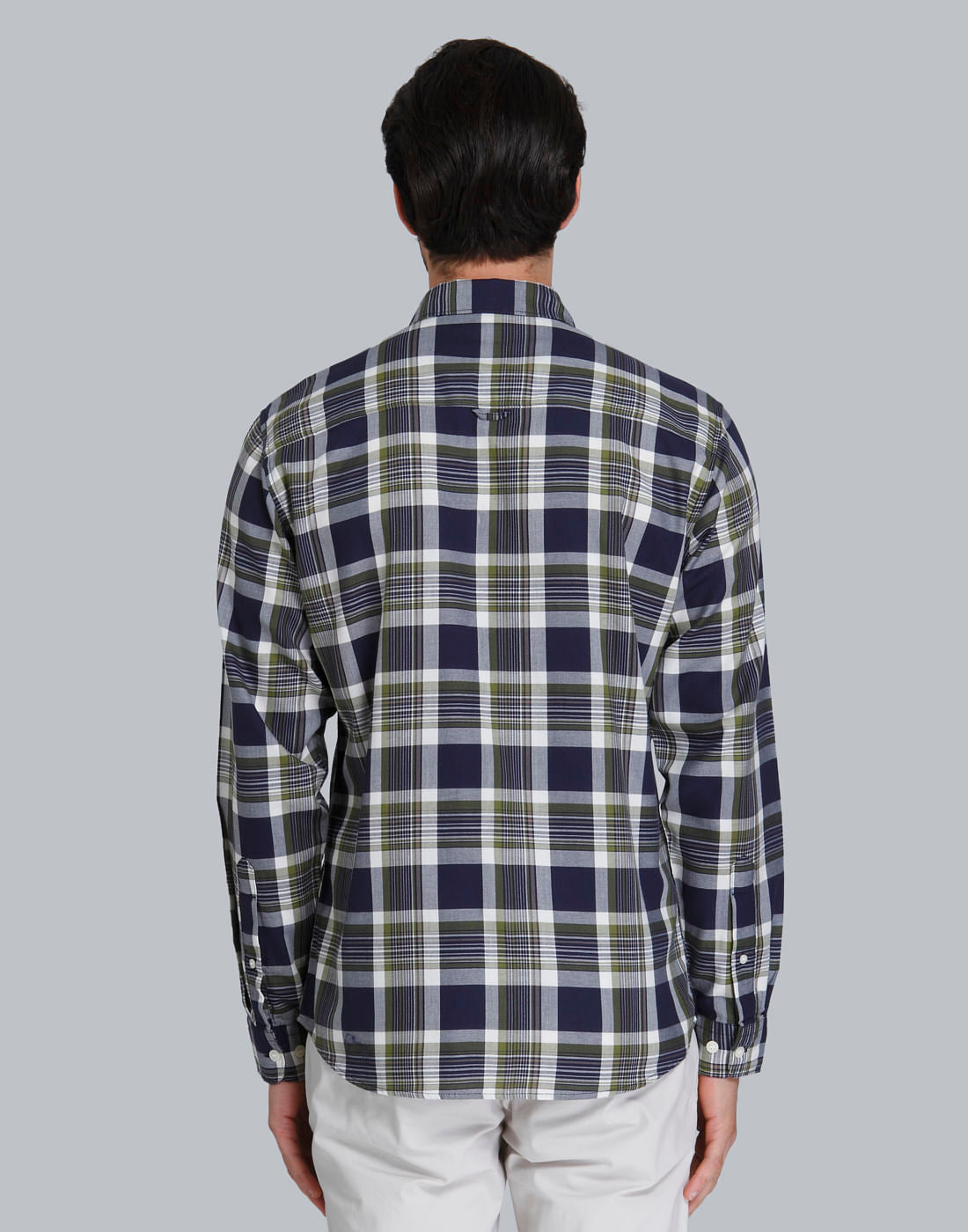 Green Check Full Sleeves Shirt