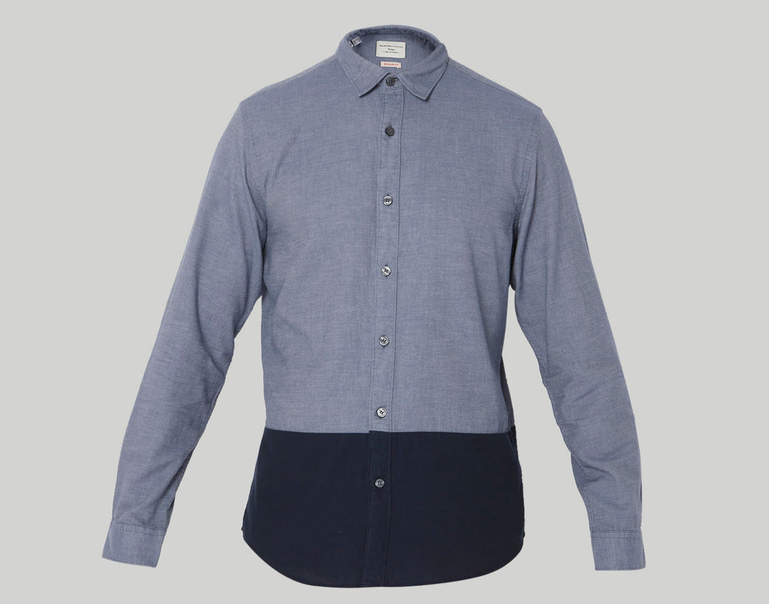 Blue Check Full Sleeves Shirt