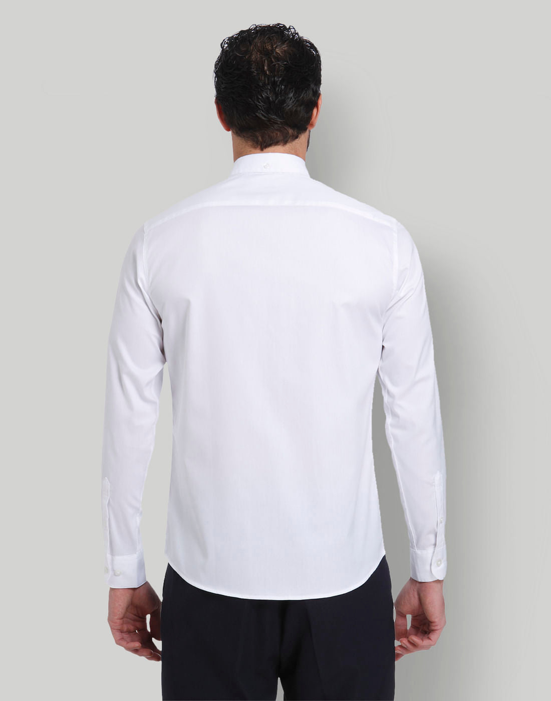 White Full Sleeves Shirt