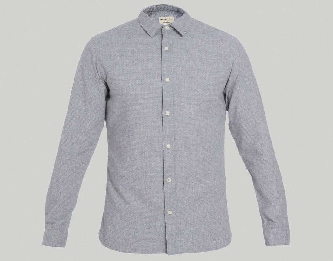 Grey Full Sleeves Shirt
