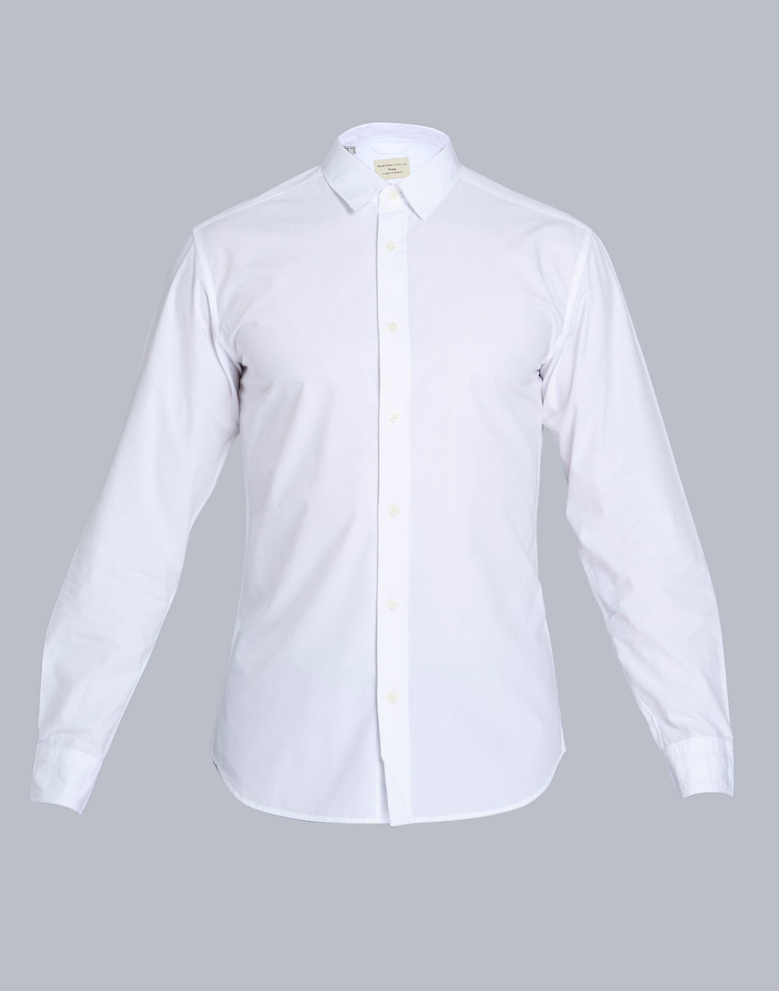 White Full Sleeves Shirt