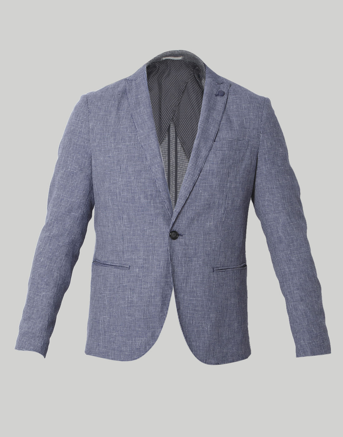 Blue Check Blazer