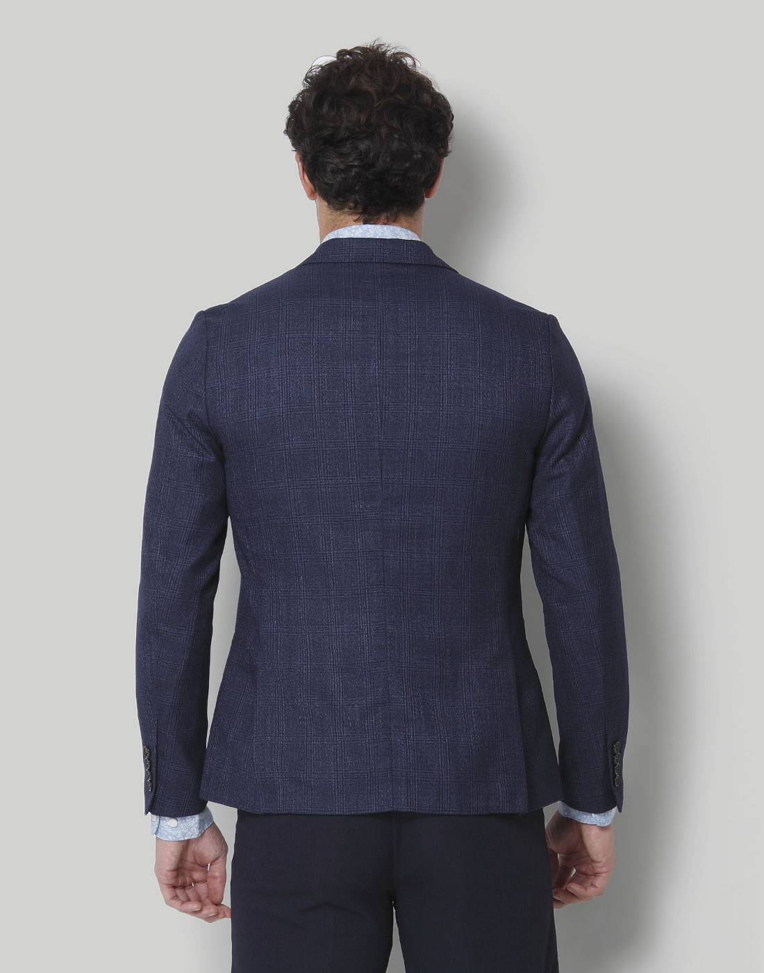 Blue Check Blazer