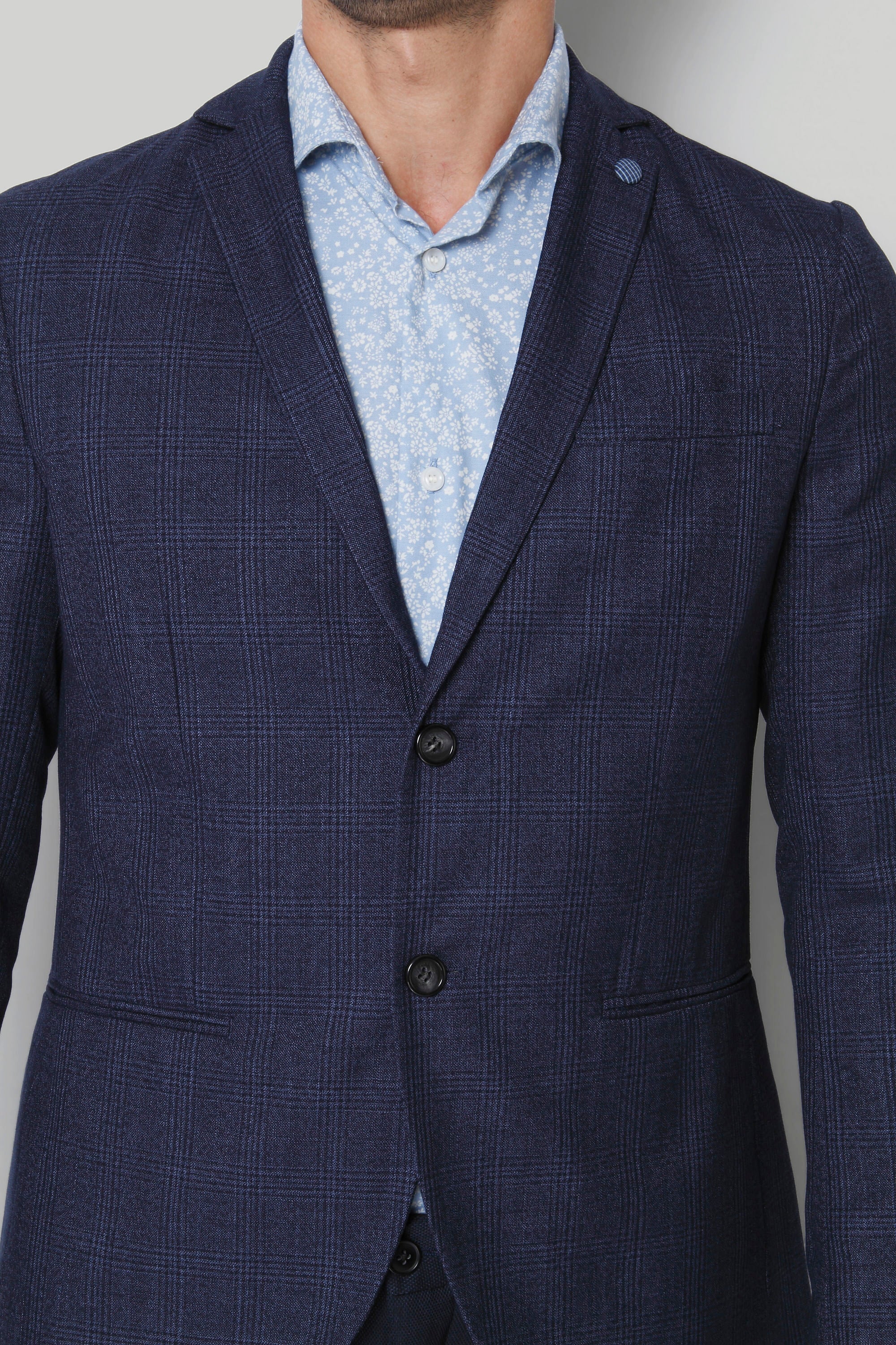Blue Check Blazer