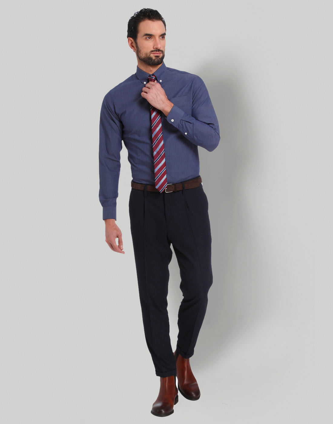 Blue Full Sleeves Shirt