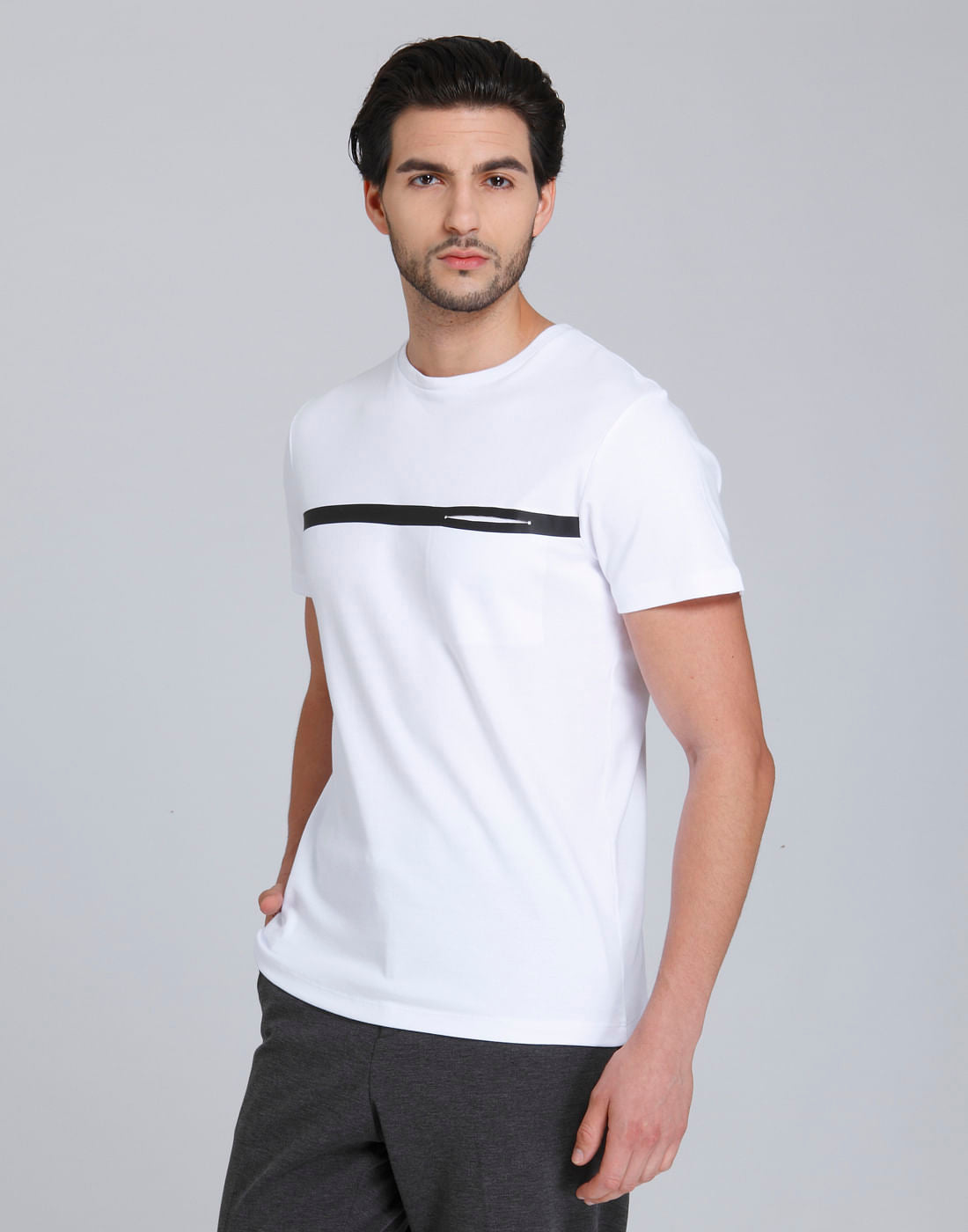 White Crew Neck T-Shirt