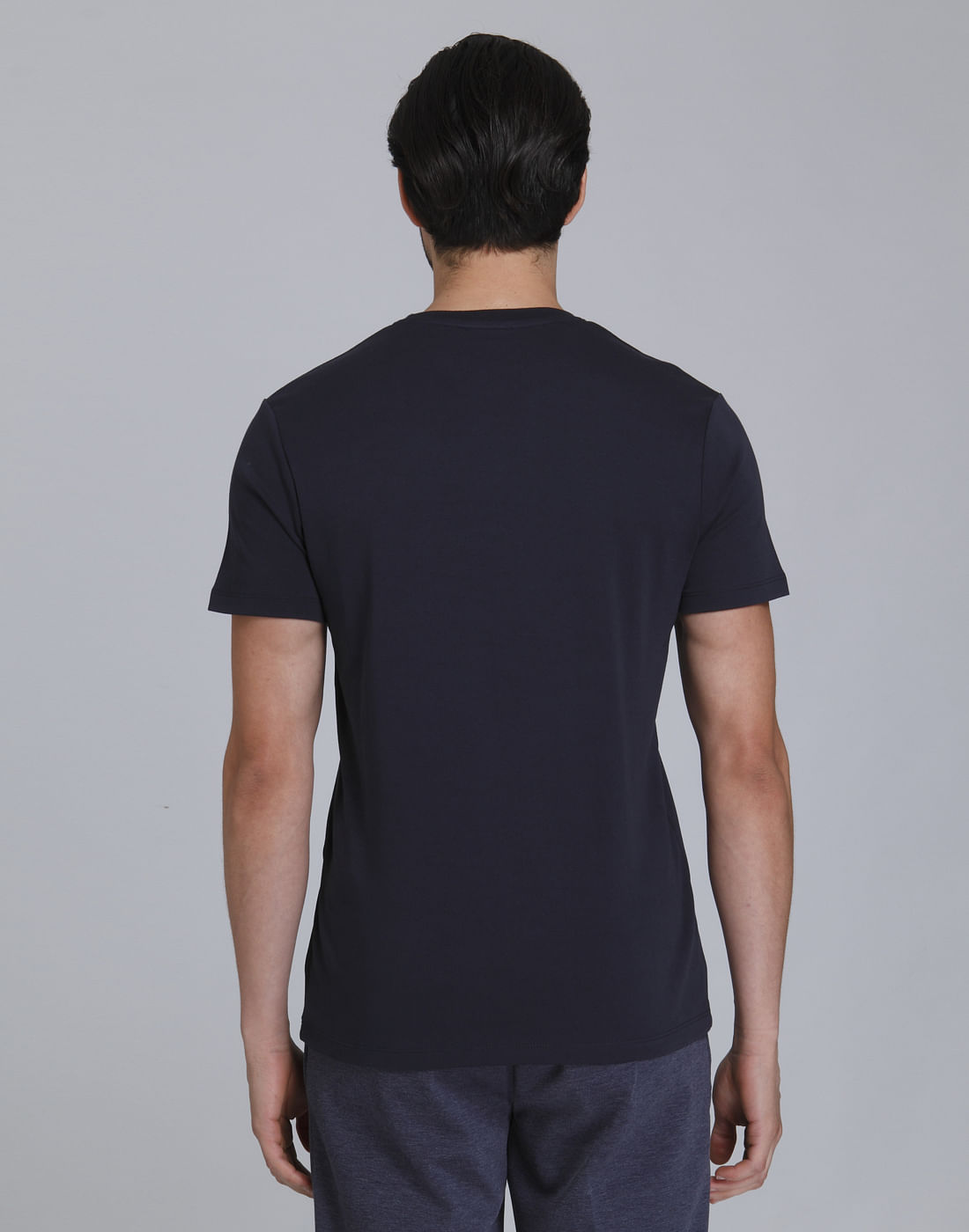 Navy Blue Crew Neck T-Shirt