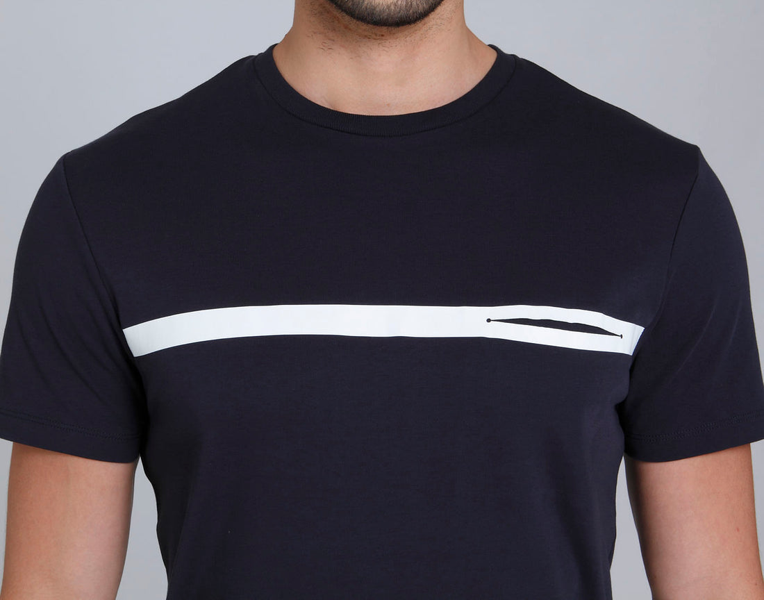 Navy Blue Crew Neck T-Shirt