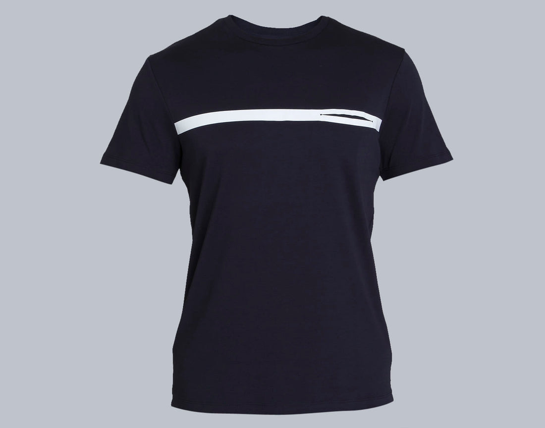 Navy Blue Crew Neck T-Shirt