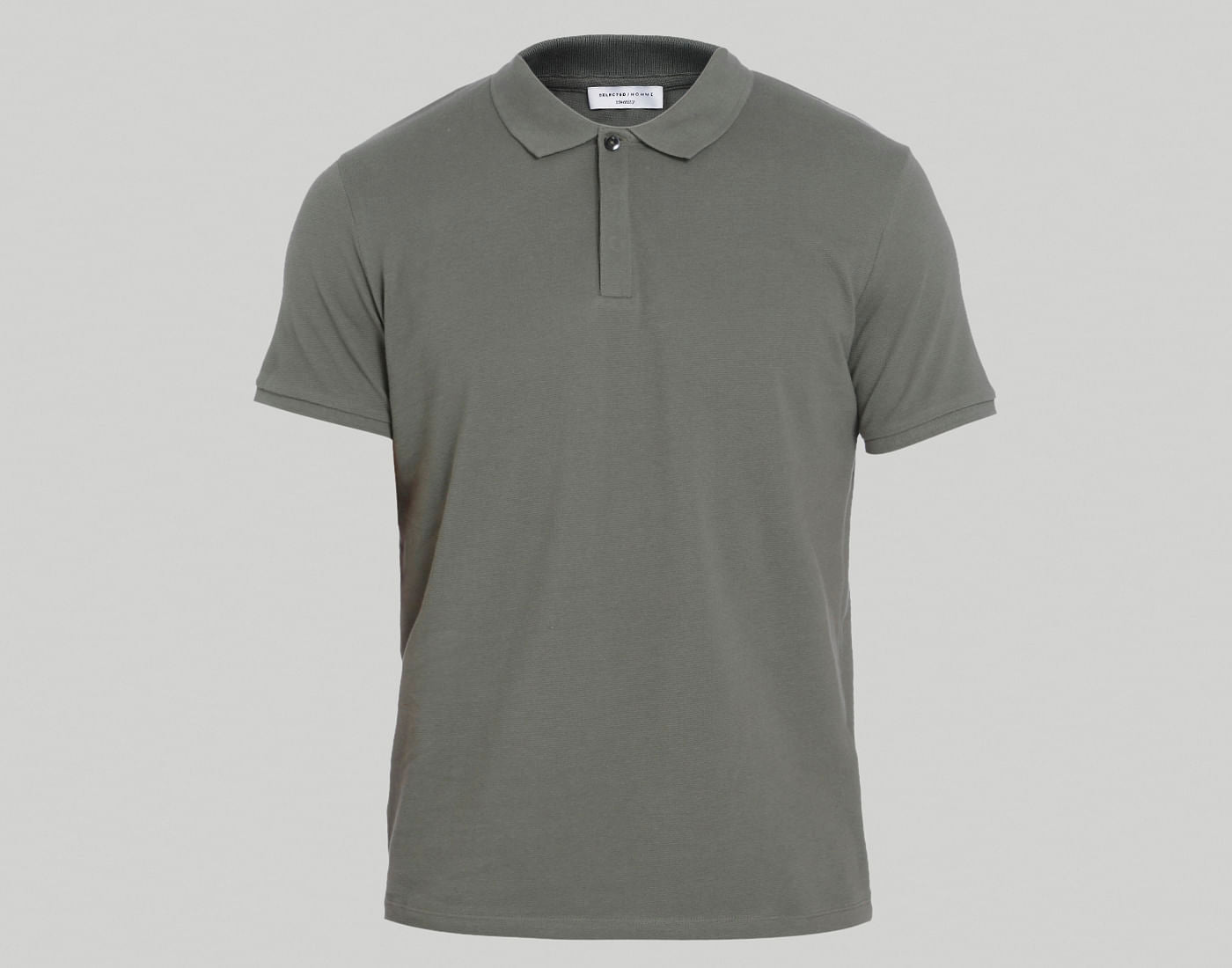 Green Polo Neck T-Shirt