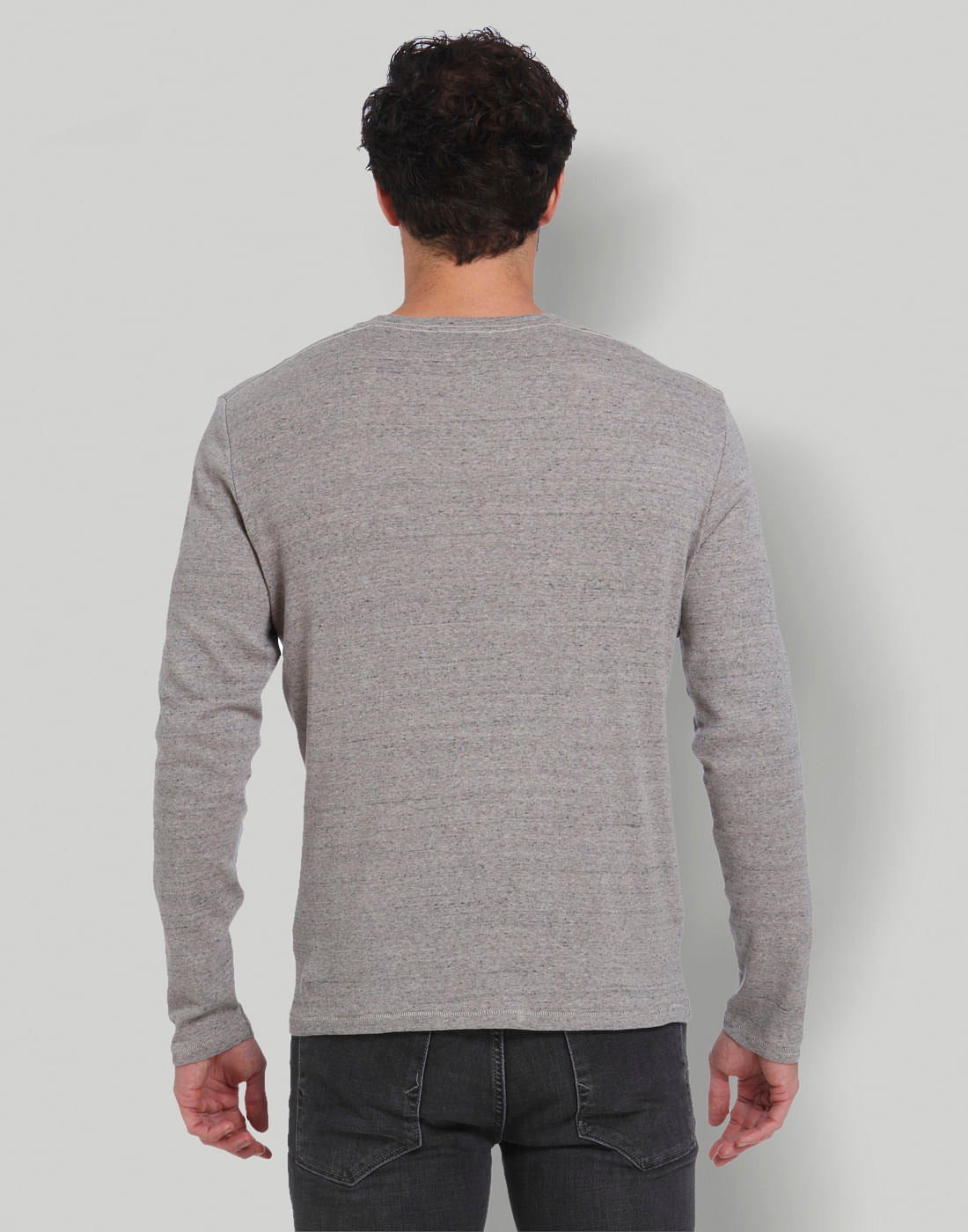 Grey Crew Neck T-Shirt