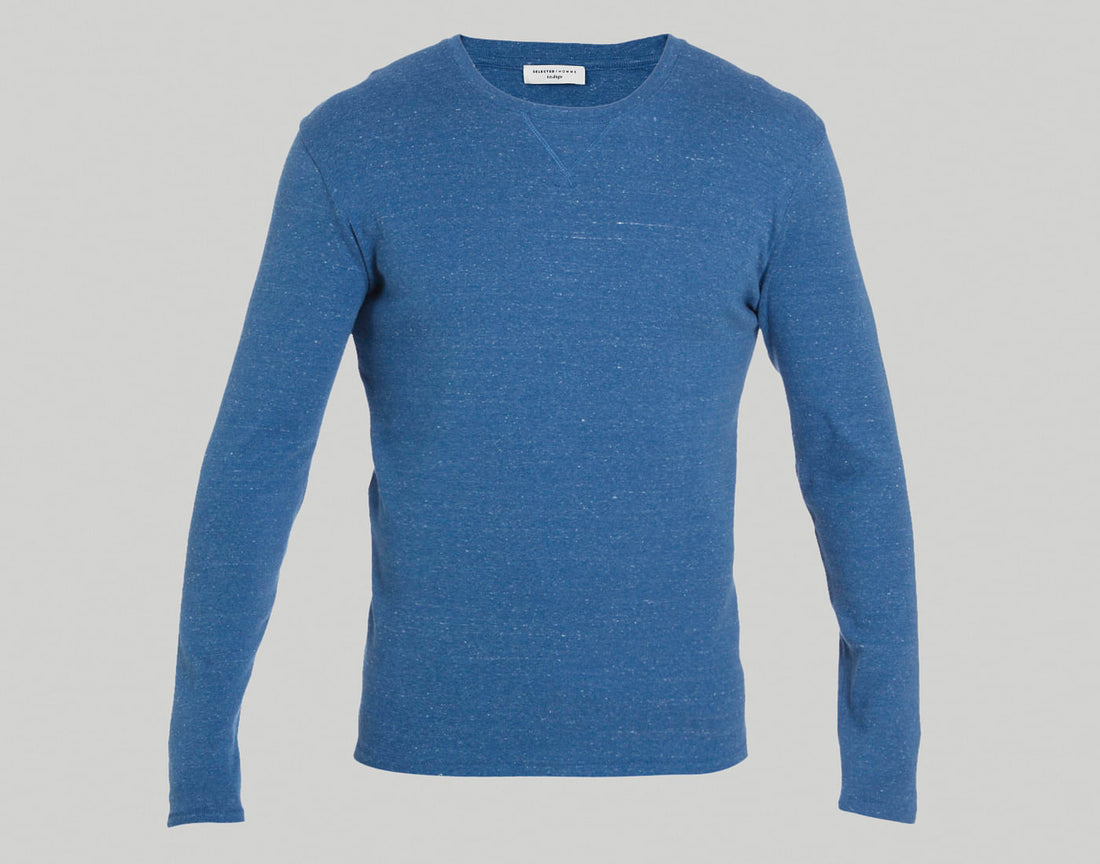 Blue Crew Neck T-Shirt