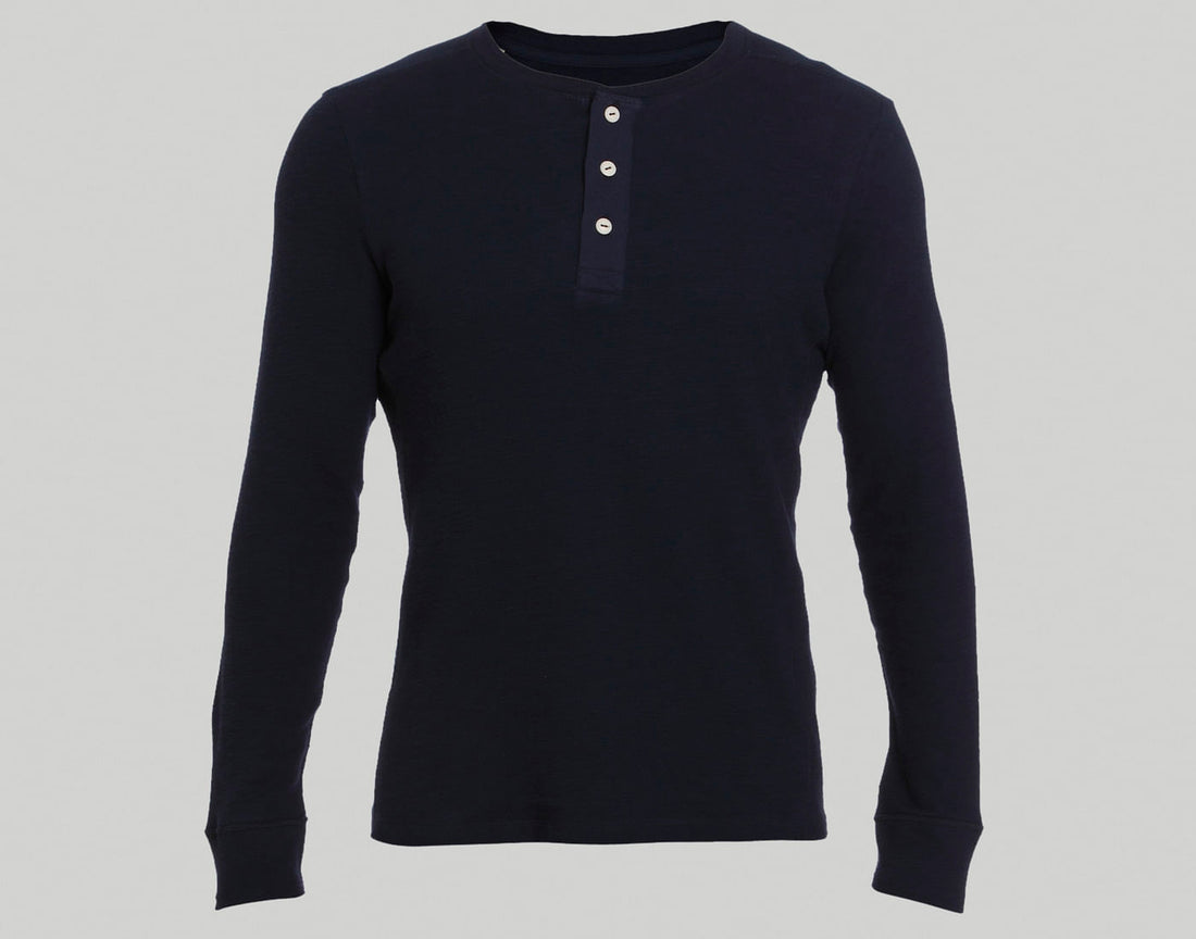 Blue Henley T-Shirt