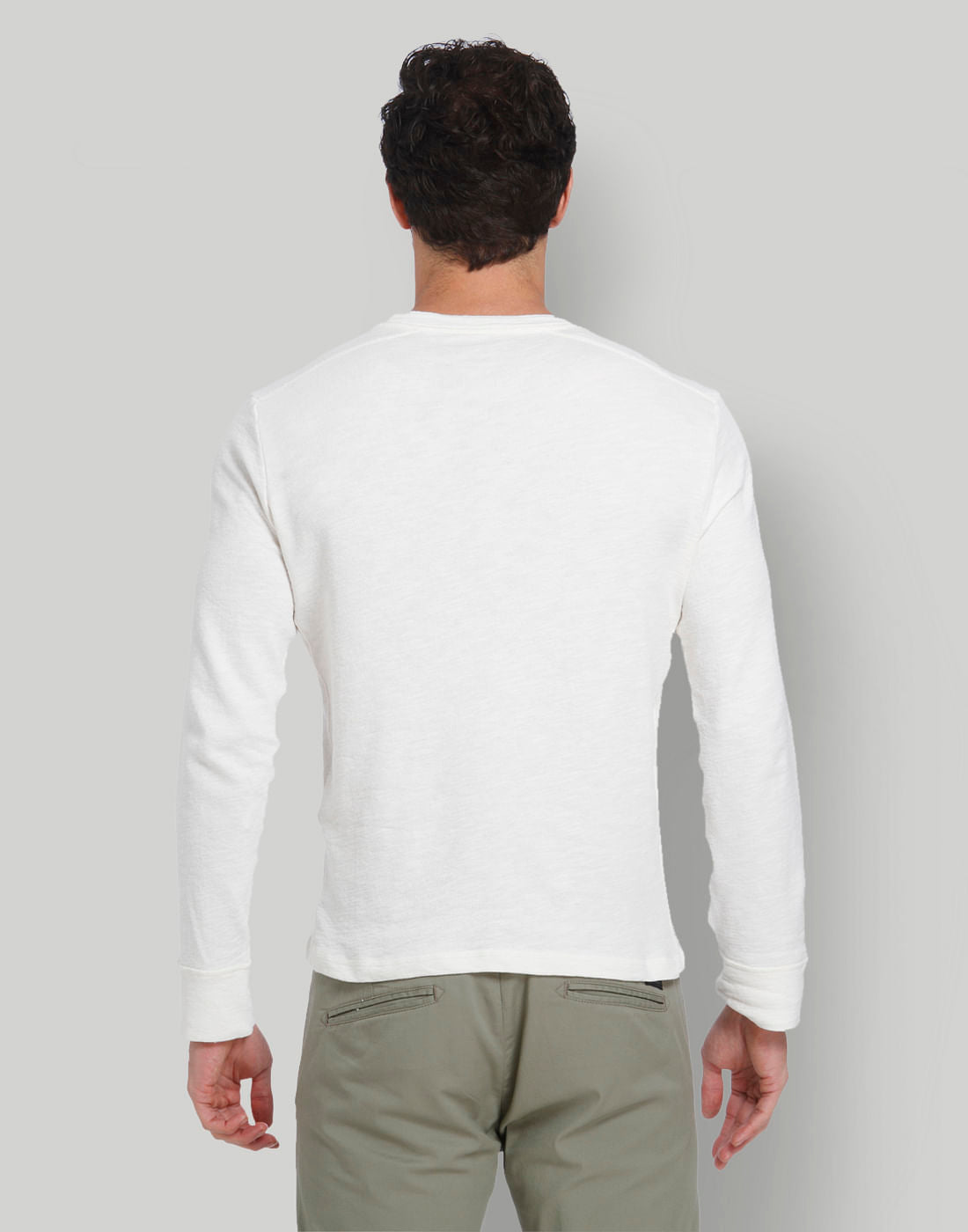 White Henley T-Shirt