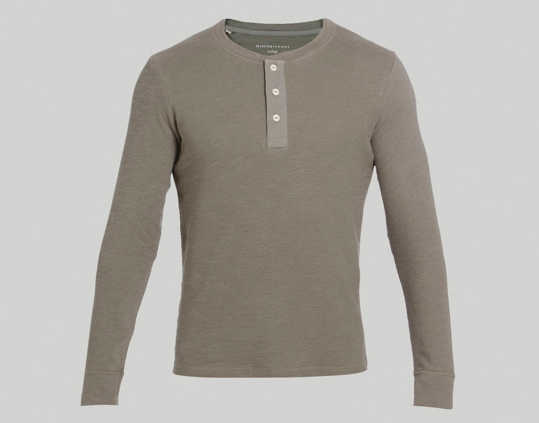 Green Henley T-Shirt