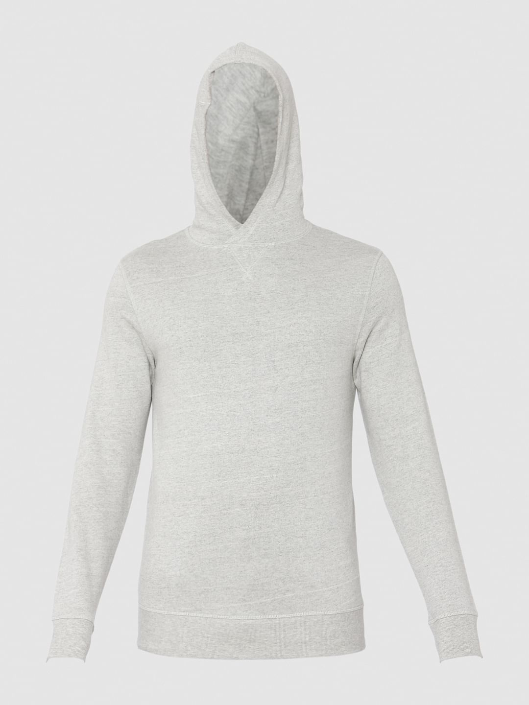 Light Grey Hooded Sweatshirt