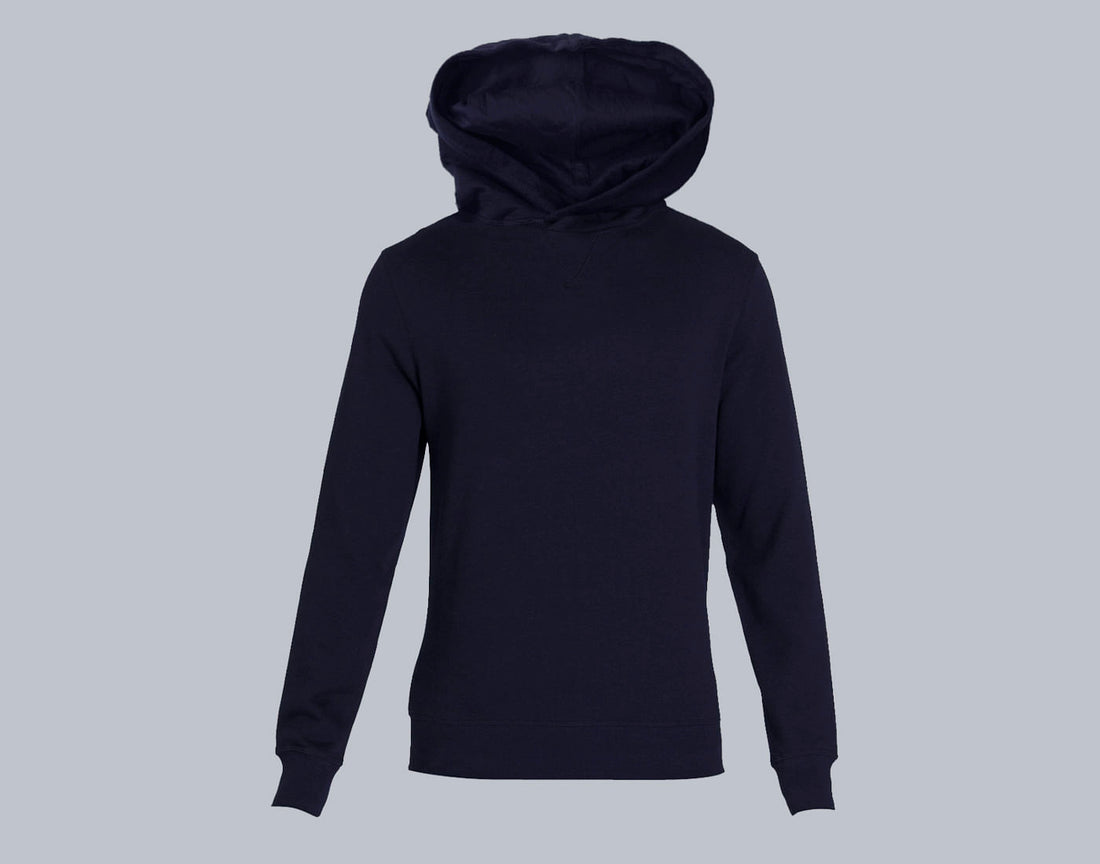 Blue Hooded Sweatshirt