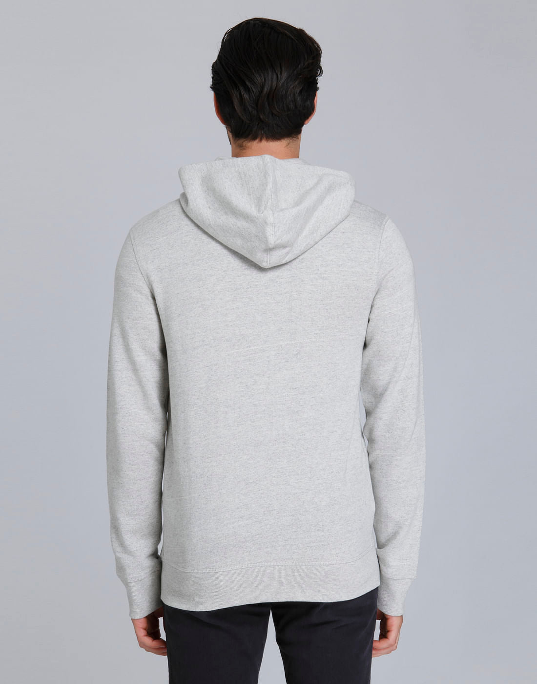 Grey Hooded Sweatshirt