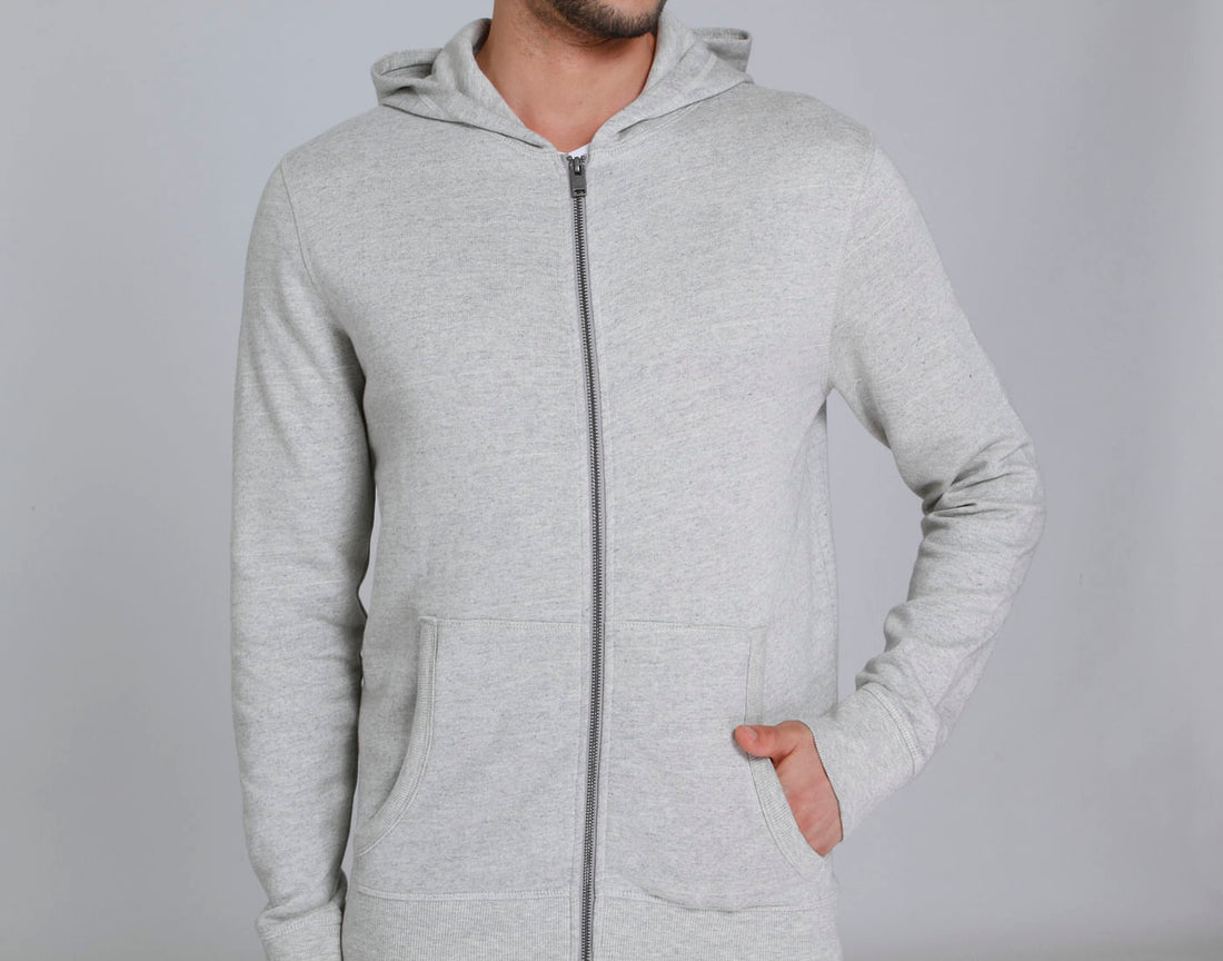 Grey Hooded Sweatshirt