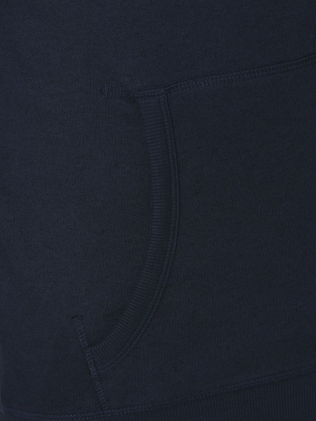Navy Blue Hooded Sweat Jacket