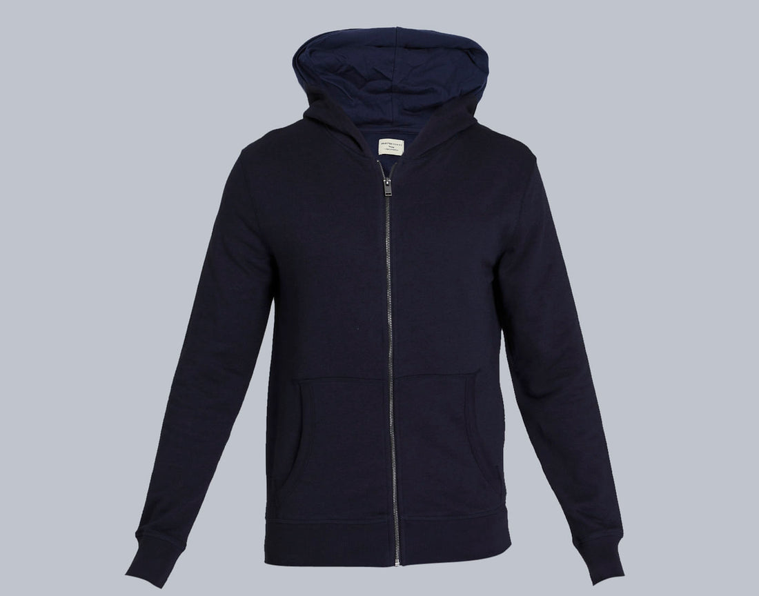 Blue Hooded Sweatshirt